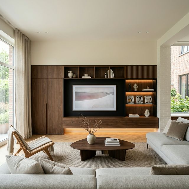 Woonkamer interieur op maat